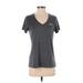 Under Armour Active T-Shirt: Gray Activewear - Women's Size Small