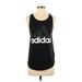 Adidas Active Tank Top: Black Activewear - Women's Size Small