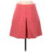 Maeve Casual Skirt: Red Solid Bottoms - Women's Size 4