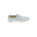 The Beaufort Bonnet Company Sneakers: Slip-on Platform Casual Blue Checkered/Gingham Shoes - Kids Girl's Size 4