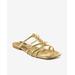 Boston Proper - Gold Yellow - Braided Strappy Sandal - 8.5