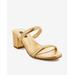 Boston Proper - Gold Yellow - Double Band Block Heel - 6.5