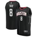 Jae'Sean Tate Men's Fanatics Branded Black Houston Rockets Fast Break Replica Custom Jersey - Statement Edition