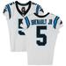 Laviska Shenault Jr. Carolina Panthers Game-Used White Nike Jersey vs. Detroit Lions on October 8, 2023