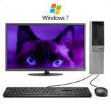 Used Dell Desktop Computer 7010 SFF with Windows 7 PC Intel Core i5 3.2 GHz DVD Wi-Fi USB Keyboard and Mouse - Choose Your Memory Storage and LCD Monitor with 19 LCD Monitor