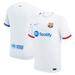 Men's Nike White Barcelona 2023/24 Away Match Authentic Jersey