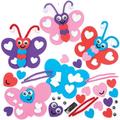 Love Butterfly Mix & Match Magnet Kits (Pack of 8) Art Craft Kits