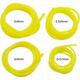 4 Pieces Gasoline Hoses Length 1.5m Universal Fuel Line Hose Garden Tools Yellow Transparent for Blower Edger Chainsaw Lawn Mower Accessories