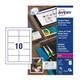 Avery Business Cards Double Sided 10 Per Sheet 270gsm Satin (25 sheets / 250 cards) C32026-25