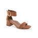 Women's Eliza Dressy Sandal by Aerosoles in Tan Suede (Size 8 1/2 M)