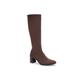 Wide Width Women's Centola Tall Calf Boot by Aerosoles in Java Faux Suede (Size 8 1/2 W)
