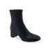 Wide Width Women's Corinda Bootie by Aerosoles in Black (Size 7 1/2 W)