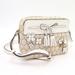 Kate Spade Bags | Kate Spade Shoulder Bag Wkru5876 Natural Off-White Fabric Pebbled Leather Ribbon | Color: White | Size: Os