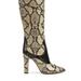 Gucci Shoes | Gucci Python Boots | Color: Black/Tan | Size: 11