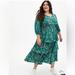 Torrid Dresses | Floral Maxi Dress | Color: Green | Size: 3x