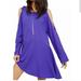 Free People Dresses | Free People Clear Skies Cold Shoulder Dress Small | Color: Purple | Size: S