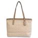 Coach Bags | Coach Signature Central Tote With Zip 69422 Women's Pvc,Leather Tote Bag Beige,C | Color: Cream | Size: Os