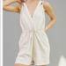 Anthropologie Pants & Jumpsuits | Daily Practice By Anthropologie Nwt The Playa Del Amore Cream Romper Small | Color: Cream | Size: S