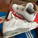 Nike Shoes | Air Jordan 4 Retro ‘White Oreo' Size 12 | Color: Black/Red/White | Size: 12