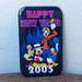 Disney Jewelry | Disney Parks Cast Member Pin Happy New Year 2005 Button Disneyland Mickey Mouse | Color: Tan | Size: Os