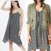 Madewell Dresses | Madewell Dress Silk Trapeze Cami Bloomstamp, Black With White, Size Xxs | Color: Black/White | Size: Xxs