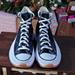 Converse Shoes | Converse-166800c, Black And White High Platform Sneakers, M-10.5, W-12. | Color: Black/White | Size: 10.5