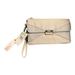 Jessica Simpson Bags | Jessica Simpson Wallet Wristlet Tan/Grey With Animal Print Inside 6" X 9" Nwt | Color: Gray/Tan | Size: Os