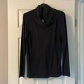 Lululemon Athletica Tops | Lululemon Black Cross Front Jacket | Color: Black | Size: 6