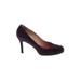 Kate Spade New York Heels: Pumps Stiletto Minimalist Purple Print Shoes - Women's Size 7 1/2 - Round Toe