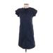 J.Crew Casual Dress - Shift: Blue Dresses - Women's Size 2X-Small