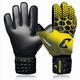 CATCH & KEEP goalkeeper gloves Kralle Junior Pro 3.0 - professional goalkeeper football gloves for children - ultra-strong Falcon Grip - optimal children's fit (7, Yellow)