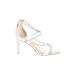 JLo by Jennifer Lopez Heels: Silver Shoes - Women's Size 6 1/2