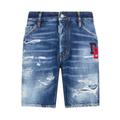 Vintage Marine Denim Shorts Blue