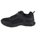 Skechers Infinite Heart Lights Casual Shoes, Black Mesh/Black Trim, 12.5 UK