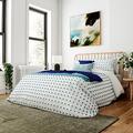 HELENA SPRINGFIELD TUFTED SPOT COVER SET BLUE/WHITE