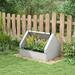 Outsunny 49.25" W x 37.5" D Mini Greenhouse Polyethylene Film/Steel in Black/Gray | 36.25 H x 49.25 W x 37.5 D in | Wayfair 845-969V00WT