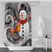 The Holiday Aisle® Shower Curtain Polyester | 93 H x 70 W in | Wayfair DF77A286E2F34D789DB3043DB8E9D964