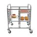 Prep & Savour Deyan 29.13" W Stainless Steel 6 Tiers Bun Pan Rack Storage Rack w/ Wheels Wire/Metal in Gray | 37.4 H x 29.13 W x 21.65 D in | Wayfair