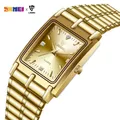 Montres-bracelets de luxe en acier doré pour hommes et femmes horloge à quartz L1018 2022
