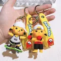 Porte-clés pendentif Pokemon Pikachu Butter pour hommes et femmes pendentif de sac mignon clé de