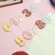 Bougie numérique joyeux anniversaire multicolore décoration de gâteau document bonbon première