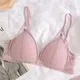 Soutien-gorge push-up en dentelle florale pour femmes lingerie sexy soutien-gorge en V profond