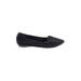 Schutz Flats: Black Shoes - Women's Size 6 - Almond Toe