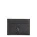 Ysl Monogram Textured Leather Card Case