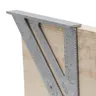 Righello triangolare in lega di alluminio righello angolare addensato preciso righello triangolare