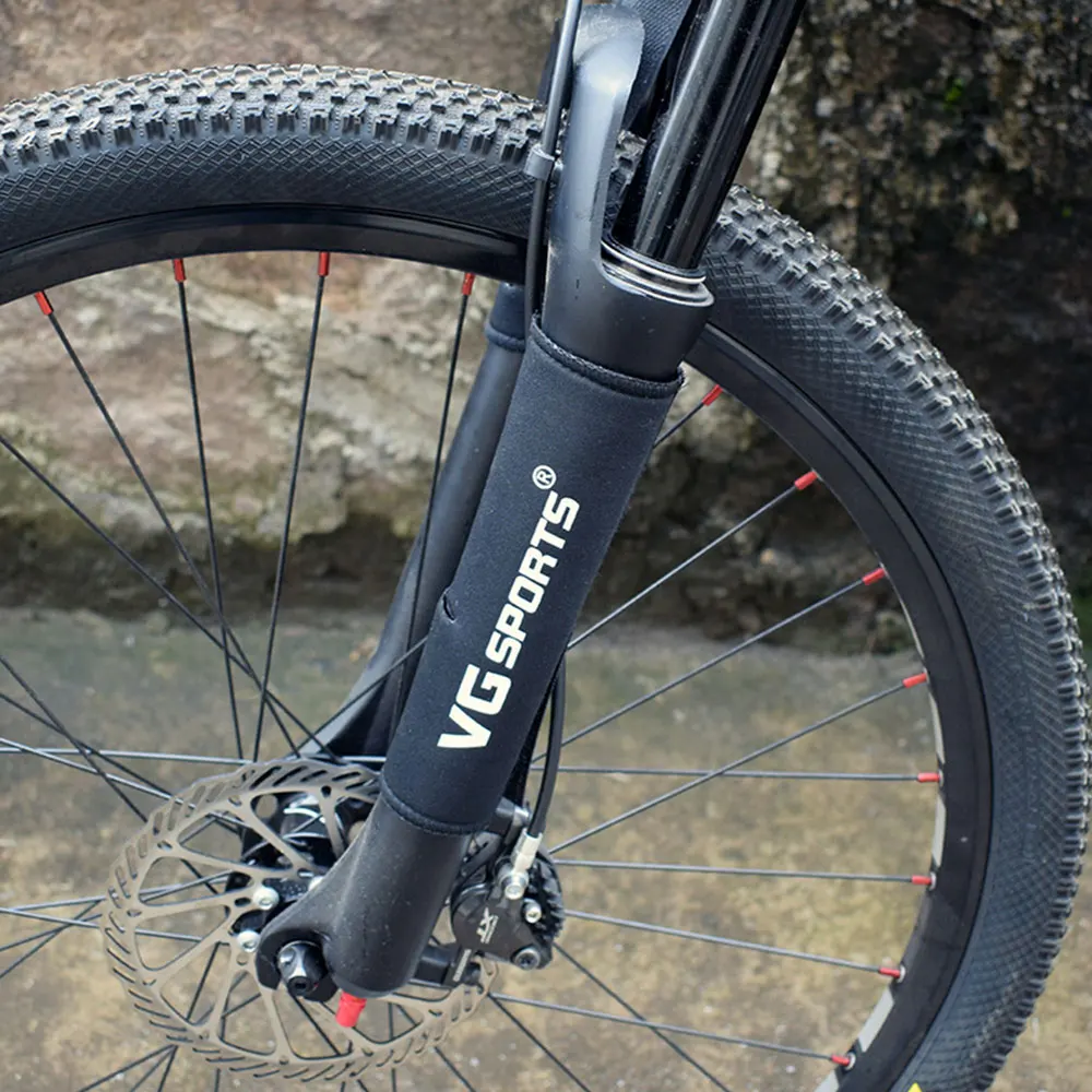 2 stücke MTB Fahrrad Gabel Staub Schutz Stoßdämpfer Schutz Radfahren Gabel Abdeckung für Rennrad Schutz Image