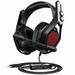 Seneo Iron Gaming Headset PS4 PC USB Headset 7.1Surround Sound Bass Version 50MM Large Chamber Drivers Noise Cancelling Mic RGB Light 3.5mm Xbox One Computer Headset