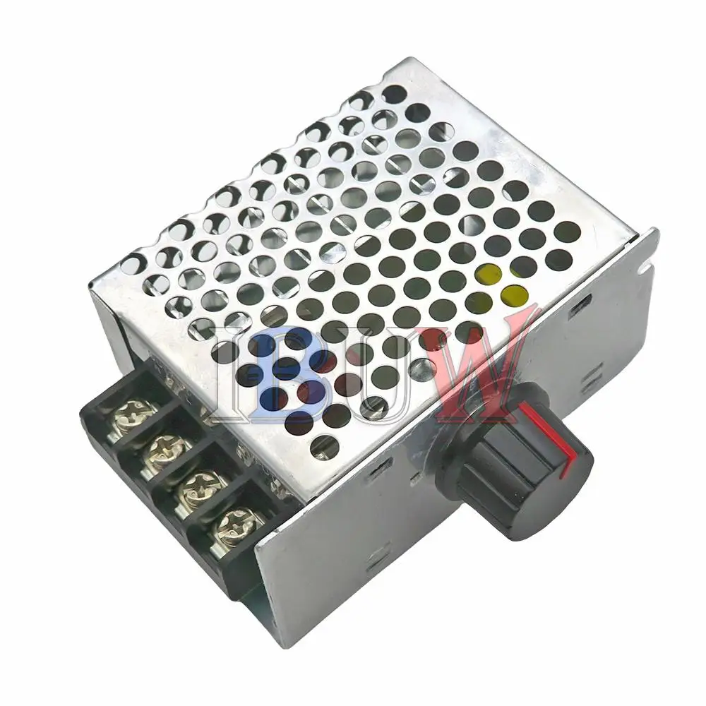 4000 W AC 110 V-220 V SCR Einstellbare Motor Drehzahlregler Steuerung Dimmen Dimmer Spannungsregler Thermostat Import High-power Image