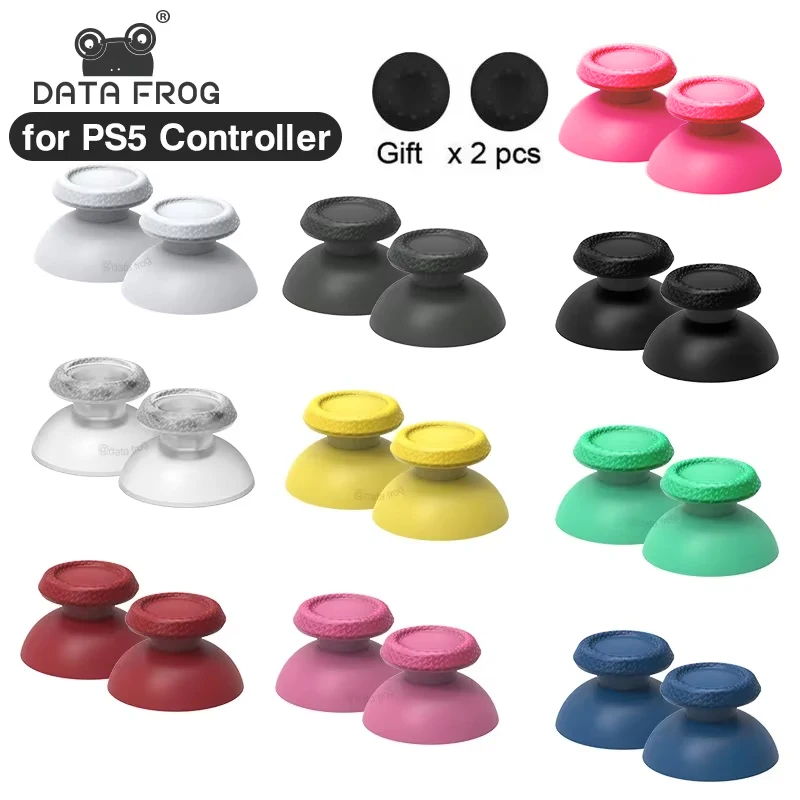 DATA FROG 3D Joystick Kappen Für PS5 Ersatz Thumbsticks Taste Für PS5 Analog Stick Tasten Controller Zubehör Image