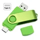 Blau rot grün 16g 32g 64gb USB 2 0 Typ C USB-Flash-Laufwerk Smartphone USB-Stick mobile Festplatte u